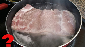 Có nên chần thịt lợn qua nước sôi không? Đây mới là cách làm thịt sạch, giữ nguyên dinh dưỡng