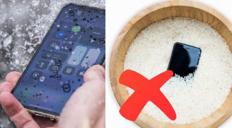 Apple cảnh báo đừng làm khô iPhone bằng cho vào gạo, áp dụng ngay mẹo sau khô nhanh và an toàn
