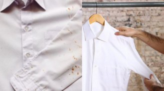 Làm sạch áo sơ mi trắng dễ dàng, biến chiếc áo 'cháo lòng' về trắng tinh nhờ nguyên liệu trong nhà bếp