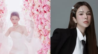 Showbiz 24/2: Thúy Ngân tung ảnh diện váy cô dâu, Diệp Lâm Anh bất ngờ gọi thẳng tên chồng cũ trên MXh