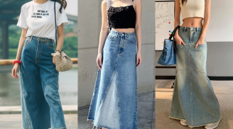 5 cách phối đồ với chân váy jean dài: Bí kíp chinh phục mọi phong cách