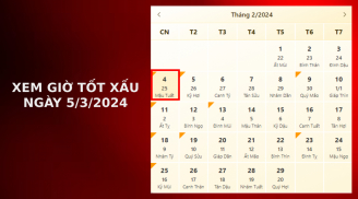 Xem giờ tốt xấu ngày 5/3/2024 chuẩn nhất, xem lịch âm ngày 5/3/2024
