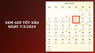 Xem giờ tốt xấu ngày 7/3/2024 chuẩn nhất, xem lịch âm ngày 7/3/2024