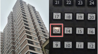 Các toà nhà chung cư thườmg không có tầng 13, lí do là đây