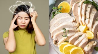 6 thực phẩm tốt cho người bị rối loạn tiền đình, giúp giảm đau đầu, chóng mặt
