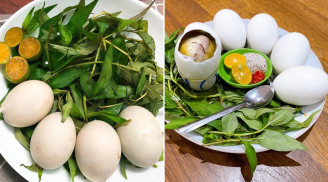 Luộc trứng vịt lộn không dùng nước lã, thay bằng thứ nước này trứng mềm thơm, để lâu không tanh
