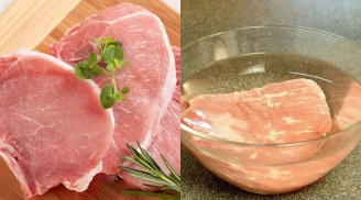Mẹo vàng loại bỏ độc tố trong thịt lợn mua ngoài chợ: Đừng dại mà chần