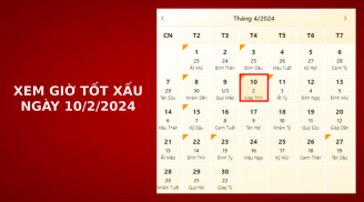 Xem giờ tốt xấu ngày 10/4/2024 chuẩn nhất, xem lịch âm ngày 10/4/2024