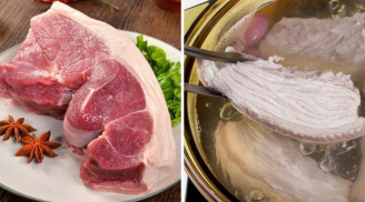 Cách luộc thịt lợn ngon, đào thải hết độc tố ra ngoài, mềm ngọt, không bị hôi