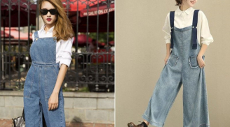 7 cách phối đồ cực xinh với chiếc quần jeans yếm