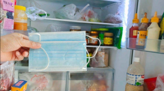 Hãy đặt 1 chiếc khẩu trang, giấy ăn và trà vào tủ lạnh, điều bất ngờ sẽ xảy ra