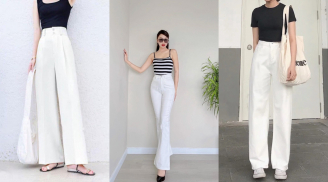 4 kiểu quần trắng không thể thiếu trong tủ đồ giúp chị em ‘hack’ dáng cực xinh
