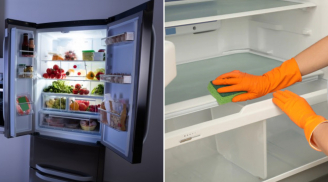 Lau tủ lạnh bằng gì cho sạch, vừa hết mùi vừa khử khuẩn?