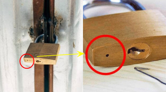 Tác dụng của lỗ nhỏ dưới đáy ổ khóa, nó có ý nghĩa đặc biệt quan trọng mà ít người biết