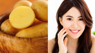 5 mẹo làm đẹp đơn giản từ khoai tây chống nám giúp da sáng bật tông