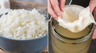 Mẹo tự làm giấm gạo tại nhà bằng cơm nguội, thành phẩm thơm ngon, an toàn