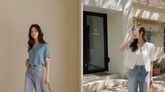 Muôn vàn cách mix quần jeans ống rộng đơn giản nhưng không đơn điệu