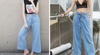 6 phong cách quần jeans lửng ống rộng hot trend mùa hè