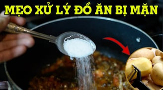 Lỡ tay bỏ nhiều muối đừng vội thêm nước, cho thứ này vào nồi hết mặn, món ăn thêm tròn vị