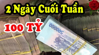 2 ngày cuối tuần: 3 tuổi Phật Bà rót lộc, ngồi im tiền tự rơi vào người
