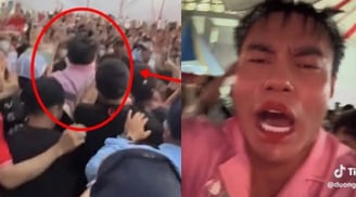 Lê Dương Bảo Lâm hốt hoảng khi bị giật điện thoại khi đi quay hình