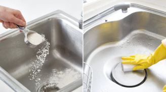 Mẹo làm sạch bồn rửa bát inox hiệu quả, chỉ vài phút là sáng bóng như mới