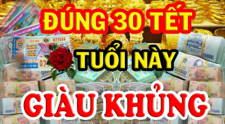 Từ nay tới Tết Ất Tỵ 2025: 3 tuổi Thần Tài theo chân, giàu lên chóng mặt