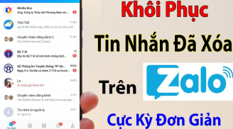 2 cách khôi phụ tin nhắn đã xóa trên zalo: Nắm lấy để dùng khi cần thiết