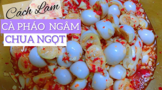 Hướng dẫn làm cà pháo dầm cay giòn ngon, hết veo cả nồi cơm