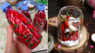 2 cách bảo quản ớt tươi lâu, để cả năm không hỏng