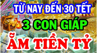 3 tuổi đỏ cả Tình lẫn Tiền: Tháng 7 thăng quan phát tài, tháng 8 lộc vào như nước tiền tiêu cả quyển