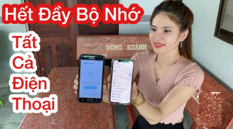 Bộ nhớ điện thoại báo đầy: Nhấn 1 nút này giải phóng dung lượng ngay lập tức