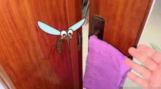 Buổi tối trước khi đi ngủ, cứ treo một chiếc khăn tay lên nắm cửa, sáng hôm sau mới thấy hiệu quả bất ngờ