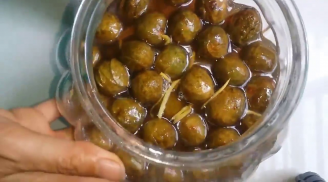 Cách làm sấu ngâm đường cực ngon, để cả năm không nổi váng, không lên men