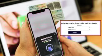 Cách xác định vị trí quét NFC để quét dữ liệu từ căn cước công dân, áp dụng với mọi dòng điện thoại