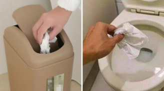 Nên vứt giấy vệ sinh vào bồn cầu hay thùng rác? Rất nhiều người làm sai làm bồn cầu có mùi hôi