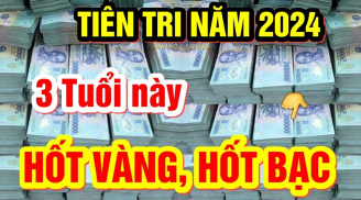 3 tuổi đỏ cả Tình lẫn Tiền trong 6 tháng cuối năm 2024: 1 tuổi ngồi không cũng giàu vơ hết Lộc Trời