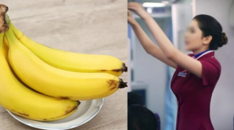 Tiếp viên hàng không mang thường mang quả chuối lên máy bay để làm gì?