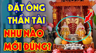 Vì sao bàn thờ Thần Tài phải đặt dưới đất mà không đặt trên cao?
