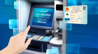 Cách dùng thẻ Căn cước công dân rút tiền tại cây ATM