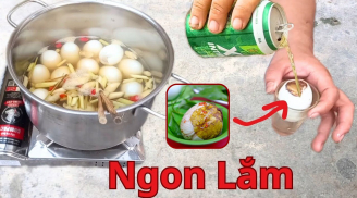 Luộc trứng vịt lộn cho thêm 1 thứ, trứng ngọt đậm, không tanh