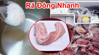 Mẹo rã đông thịt nhanh chóng, thịt mềm ngọt như mới