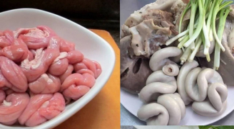 Lòng lợn làm theo cách này: Luộc lên không đắng, trắng giòn, càng ăn càng ngon