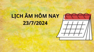 Lịch âm hôm nay lịch vạn niên 23/7, việc gì nên làm việc gì không?