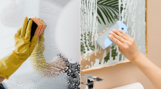 Mẹo làm sạch gương nhà tắm, lau nhẹ là sáng bóng như mới