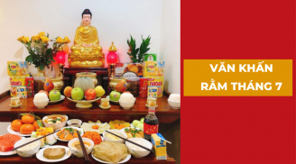 Văn khấn Rằm tháng 7 năm 2024 chuẩn và đầy đủ nhất