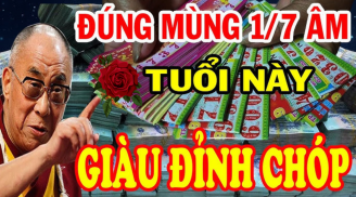 Đêm nay Thần Tài đến: 3 tuổi Thần Tài sủng ái, giàu có nhất tháng 7 âm