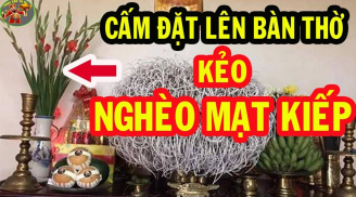 Mùng 1 sớm mai mùng 2 đầu tháng: 3 thứ đại kỵ đặt lên bàn thờ, phúc lộc cạn hết