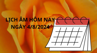 Lịch âm hôm nay lịch vạn niên 4/8 ngày đại cát, hãy tận dụng làm ngay việc này