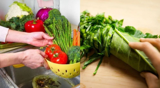 Rửa rau trước hay thái trước mới đúng? Hóa ra nhiều người đang làm sai cách